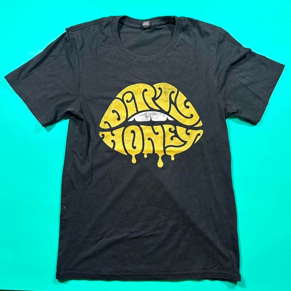 Dirty honey band tee dark charcoal gray dirty honey band graphic t shirt